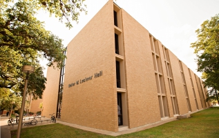 The exterior of Lechner hall