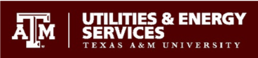 Texas A&M University Utilities & Energy Services Logo
