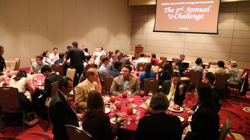 The banquet and final round of the 3rd Annual U-Challenge was hosted in Bethancourt Ballroom.