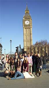Students on a Broad Street Society LLP Study Abroad 